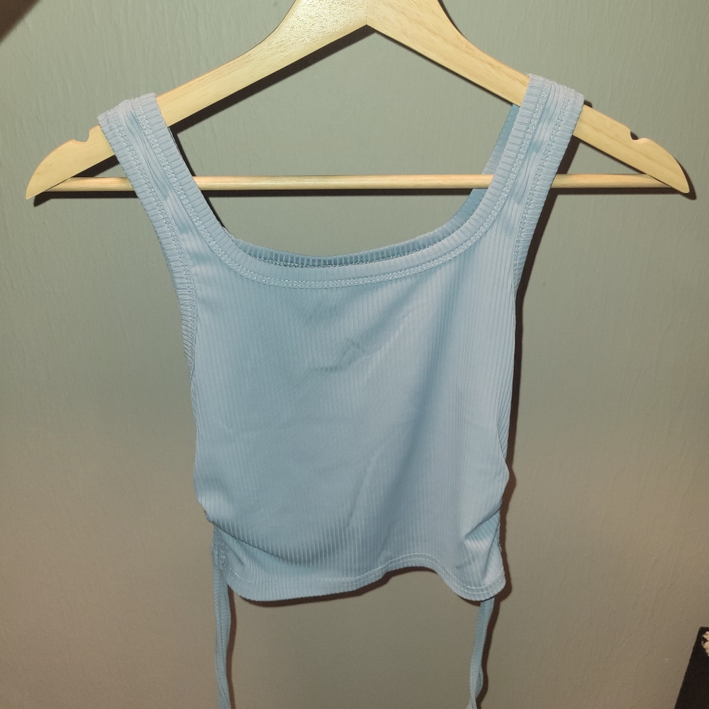 Ribbed crop top